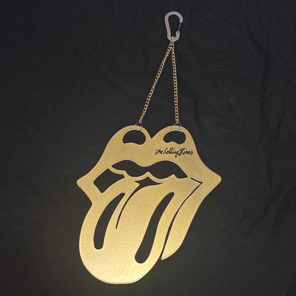 The Rolling Stones Gold Wall Decor